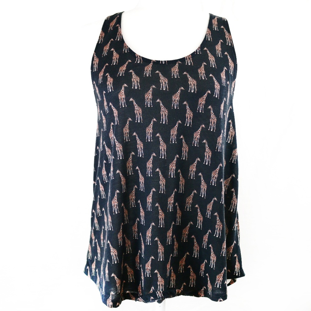 H&M Giraffe Print Tank Top